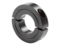 Two-Piece Clamping Collar Recessed Screw H2C-Series Black Oxide