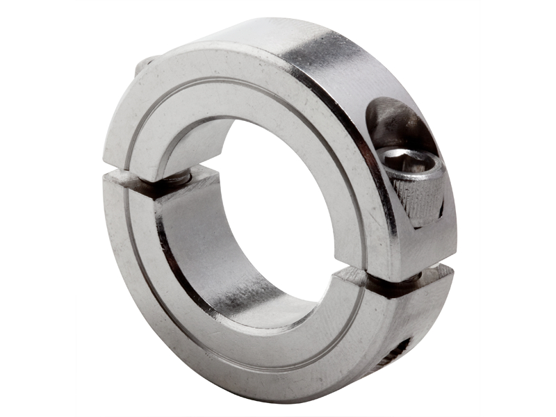 Climax Metal H2C-325-S Pack of 2 pcs H2C-Series Two Piece Clamp Collar Stainless Steel 