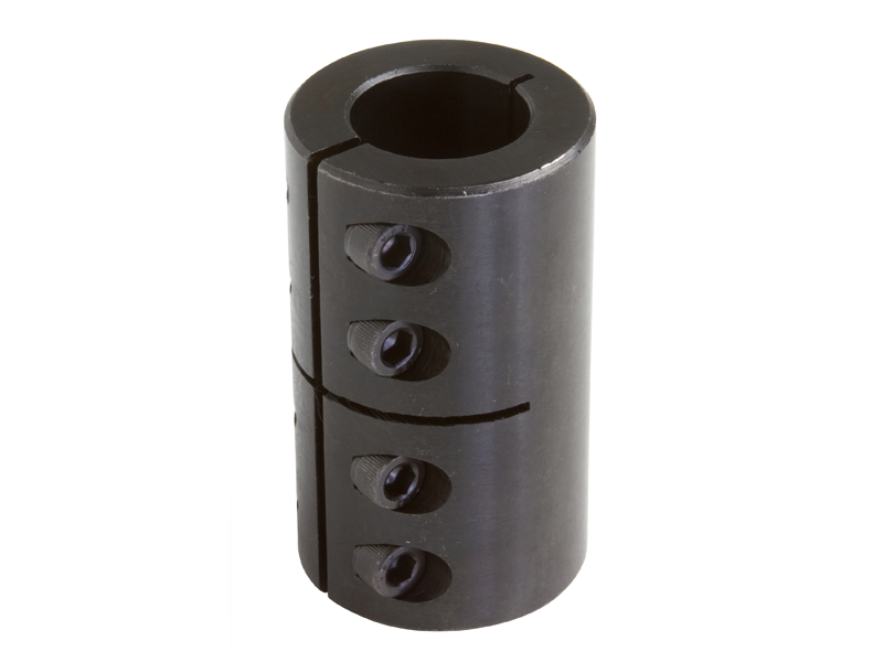 Side 1: 35 mm MISCC Series Side 2 Bore Black Oxide Climax Metal Products MISCC-35-35 Steel Bore ASTM A108 Metric One-Piece Industry Standard Clamping Couplings MISCC-Series
